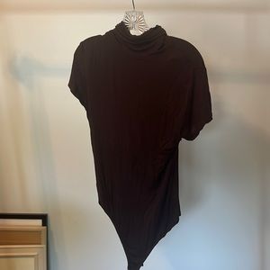 Pretty Little Thing Short Sleeve Turtleneck Bodysuit